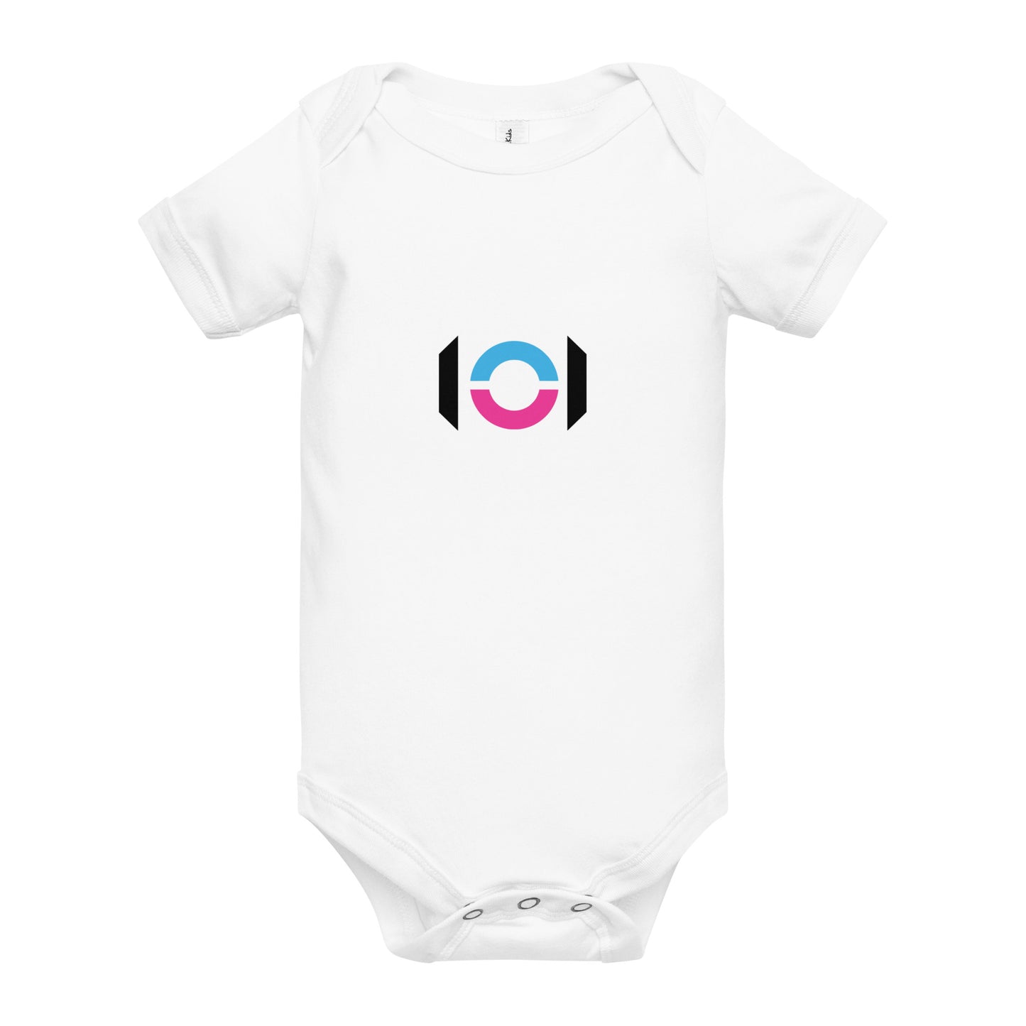 ON1C Baby Short Sleeve One Piece - White (#7749)