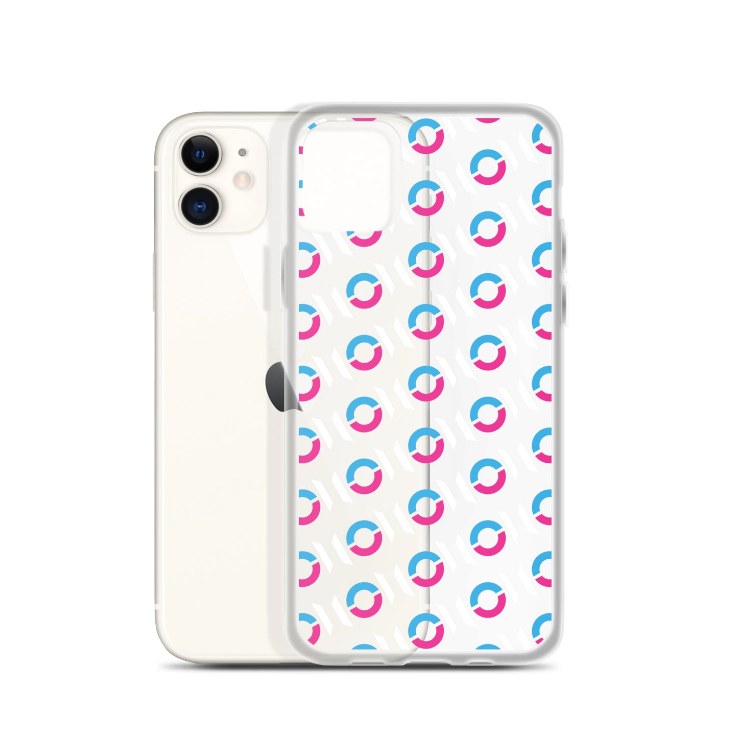 ON1C Logo Pattern Clear Case for iPhone® (#2069)
