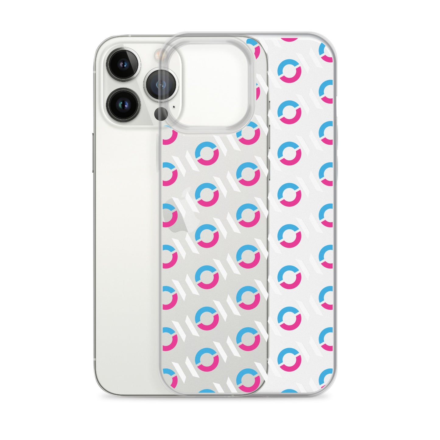 ON1C Logo Pattern Clear Case for iPhone® (#2069)