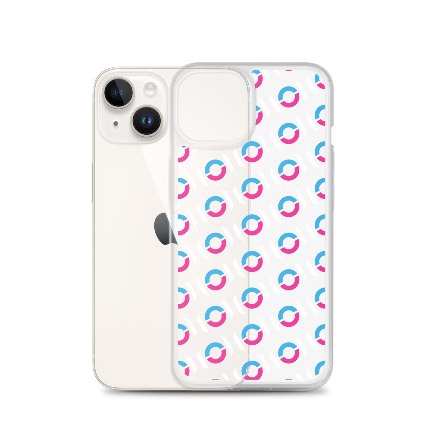 ON1C Logo Pattern Clear Case for iPhone® (#2069)
