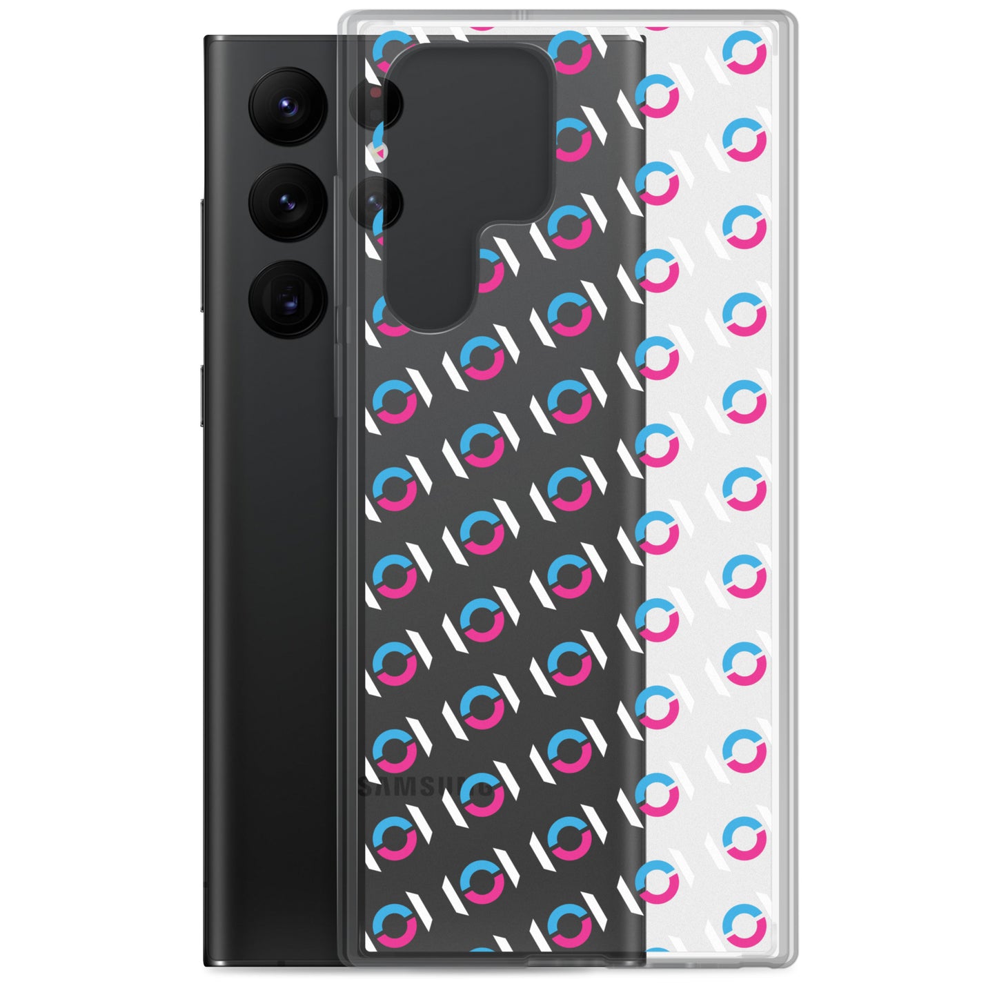 ON1C Logo Pattern Clear Case for Samsung® (#8581)