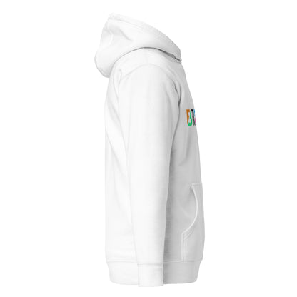 BRON1C Signature Unisex White Hoodie (#4117)